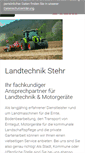 Mobile Screenshot of landtechnik-stehr.de